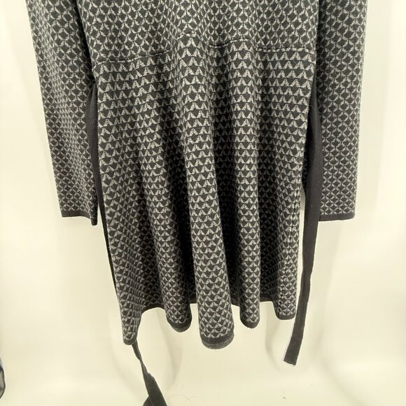 Max Studio Sweater Dress Size XL Belted Grey NWT Warm Career Office Classic - Picture 5 of 12
